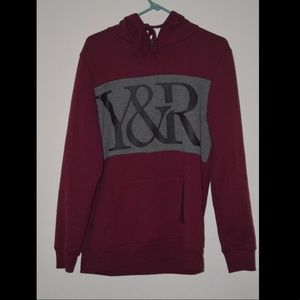 Young and Reckless Purple and grey sweatshirt